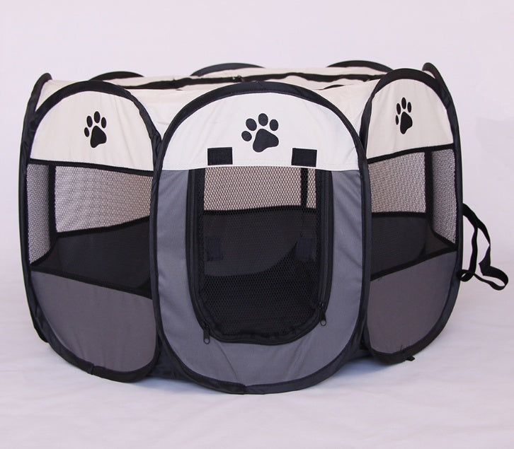 Portable Fast Folding Octagonal Pet Fence – Waterproof, Durable Pet Cage - Bark Buddy Store