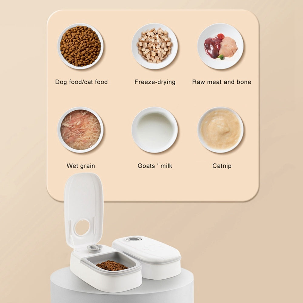Automatic Pet Feeder Smart Food Dispenser For Cats Dogs Timer Stainless Steel Bowl Auto Dog Cat Pet Feeding Pets Supplies - Bark Buddy Store