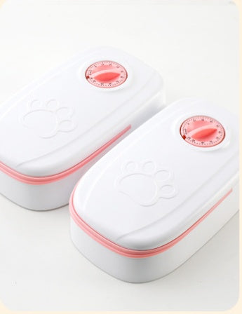 Automatic Pet Feeder Smart Food Dispenser For Cats Dogs Timer Stainless Steel Bowl Auto Dog Cat Pet Feeding Pets Supplies - Bark Buddy Store