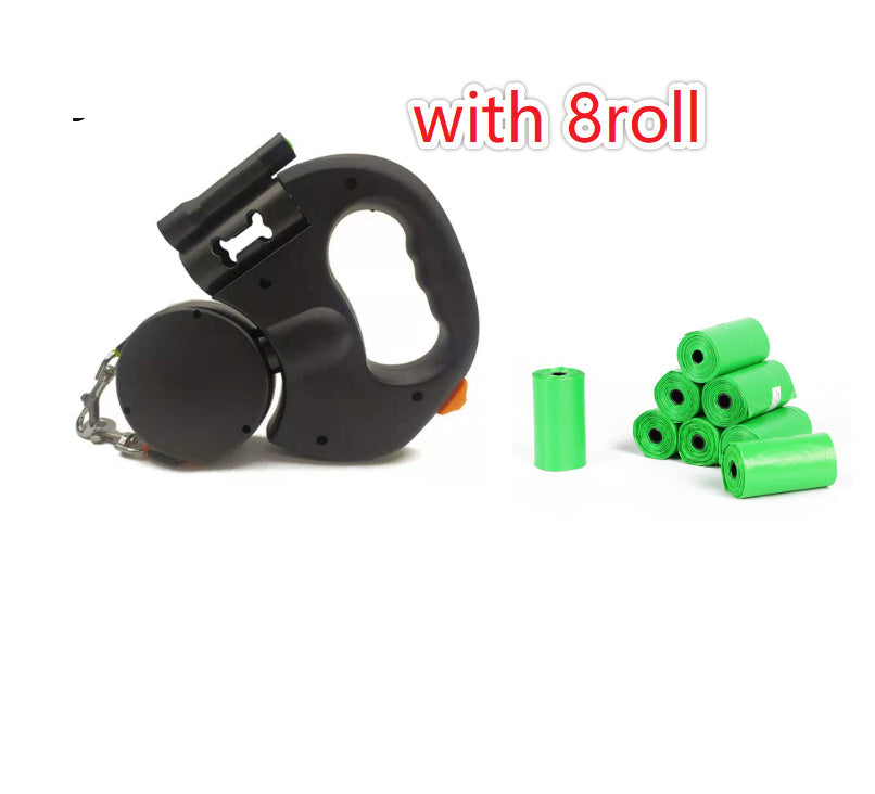 Retractable Dual Leash for Dogs with Reflective Lights and Swivel - Bark Buddy Store