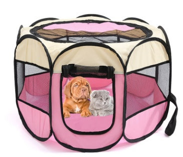 Portable Fast Folding Octagonal Pet Fence – Waterproof, Durable Pet Cage - Bark Buddy Store