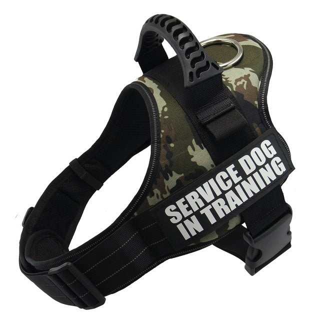 Personalized trendy No-Pull Dog Harness – Reflective, Breathable, Adjustable Fit - Bark Buddy Store
