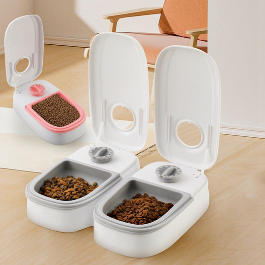 Automatic Pet Feeder Smart Food Dispenser For Cats Dogs Timer Stainless Steel Bowl Auto Dog Cat Pet Feeding Pets Supplies - Bark Buddy Store