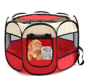 Portable Fast Folding Octagonal Pet Fence – Waterproof, Durable Pet Cage - Bark Buddy Store