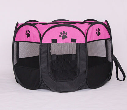 Portable Fast Folding Octagonal Pet Fence – Waterproof, Durable Pet Cage - Bark Buddy Store
