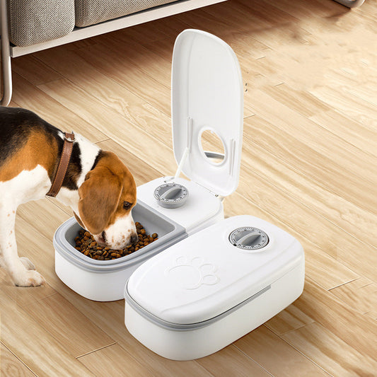 Automatic Pet Feeder Smart Food Dispenser For Cats Dogs Timer Stainless Steel Bowl Auto Dog Cat Pet Feeding Pets Supplies - Bark Buddy Store